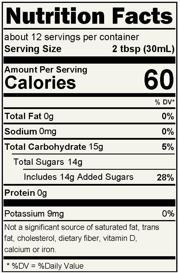 Triple Berry Whole Fruit Syrup